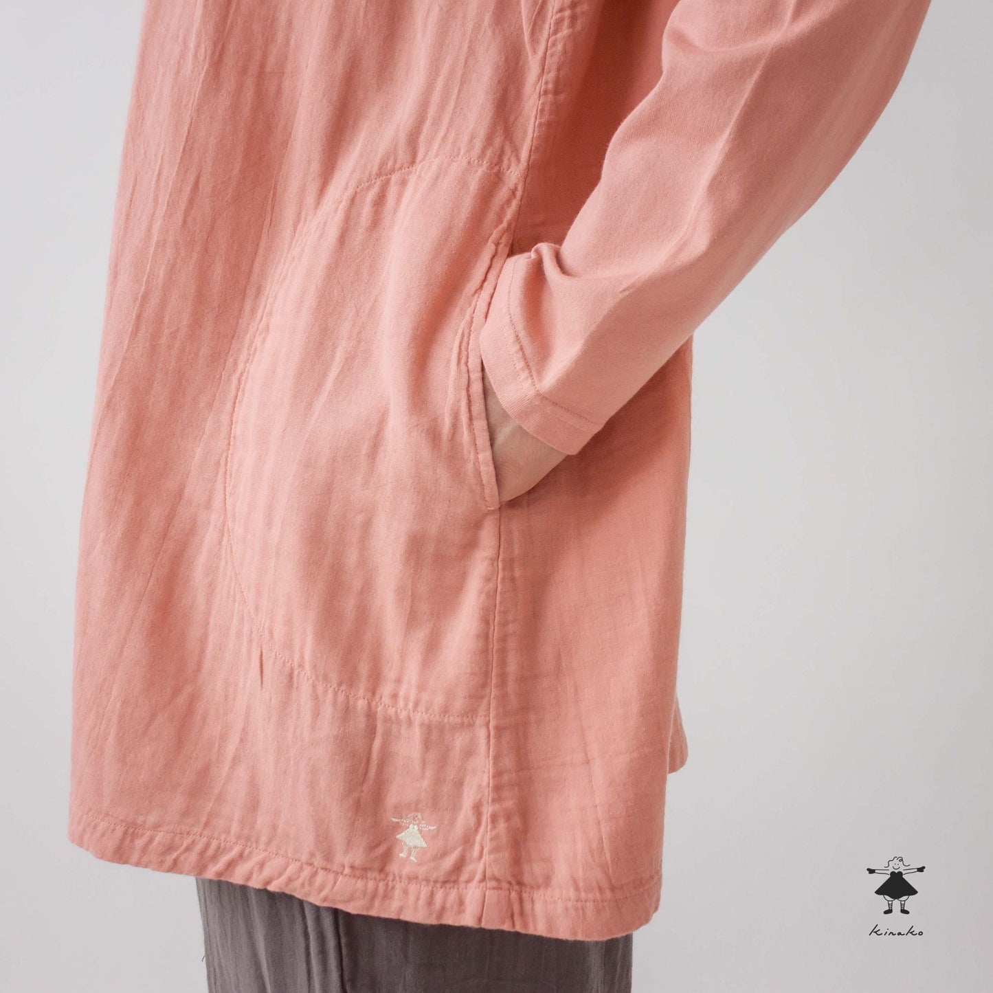 ダブルガーゼ×天竺チュニック