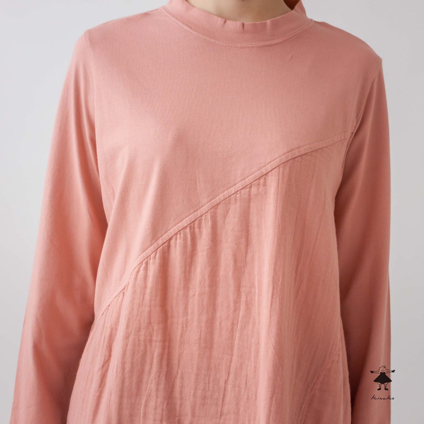 ダブルガーゼ×天竺チュニック