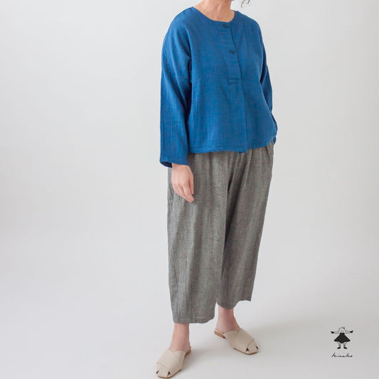 ダブルガーゼノーカラーBIGプルオーバー