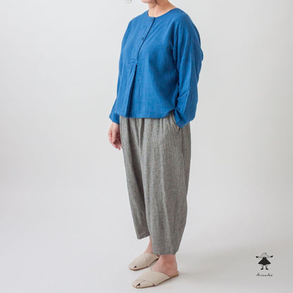 ダブルガーゼノーカラーBIGプルオーバー