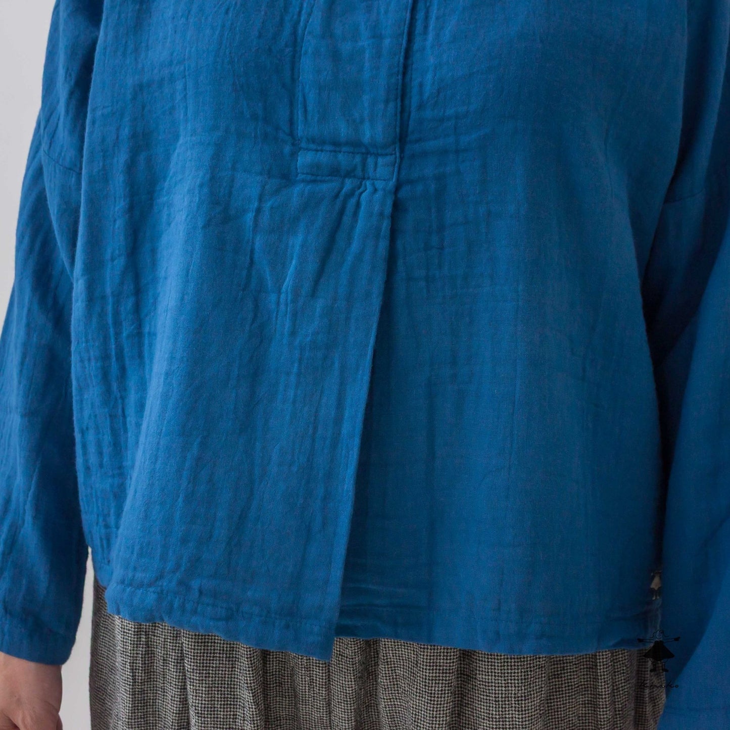 ダブルガーゼノーカラーBIGプルオーバー