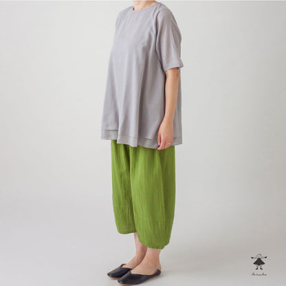 シングルガーゼ ダブルフェイスチュニック