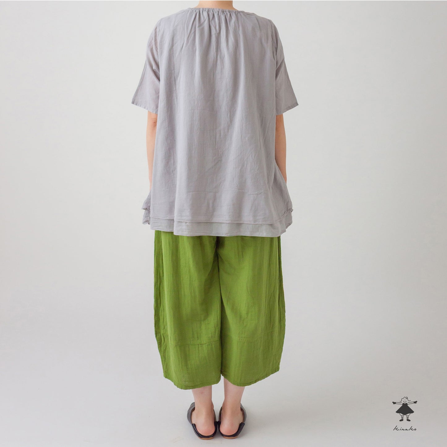 シングルガーゼ ダブルフェイスチュニック