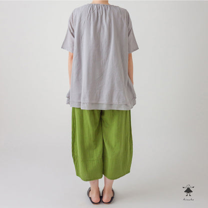 シングルガーゼ ダブルフェイスチュニック