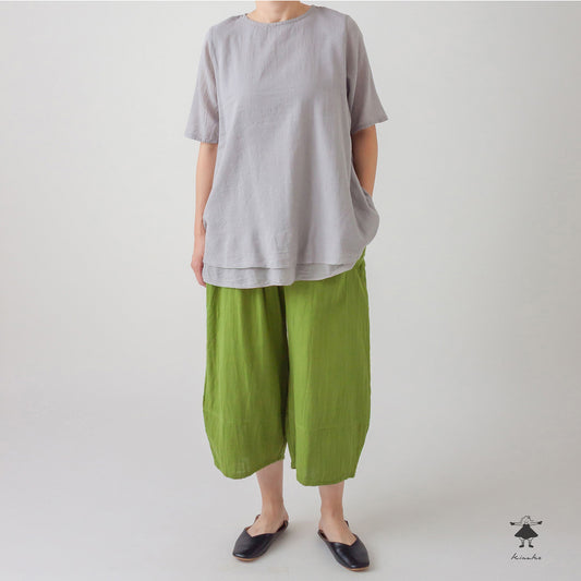 シングルガーゼ ダブルフェイスチュニック