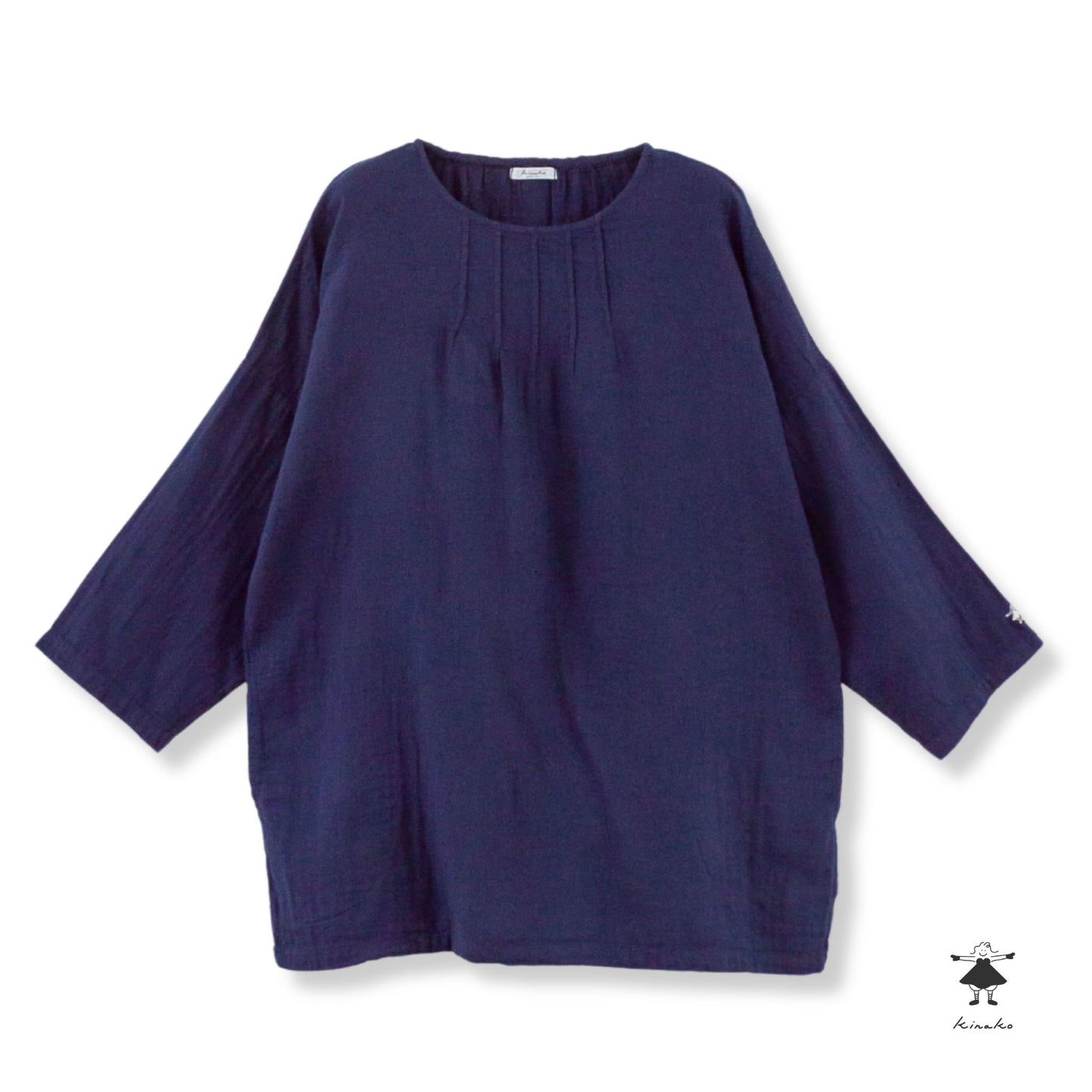 ダブルガーゼピンタックBIGチュニック