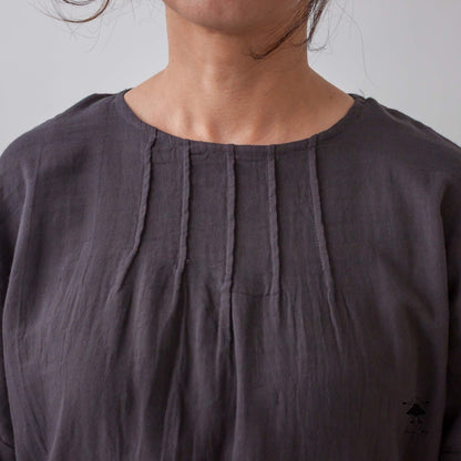 ダブルガーゼピンタックBIGチュニック