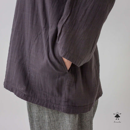 ダブルガーゼピンタックBIGチュニック