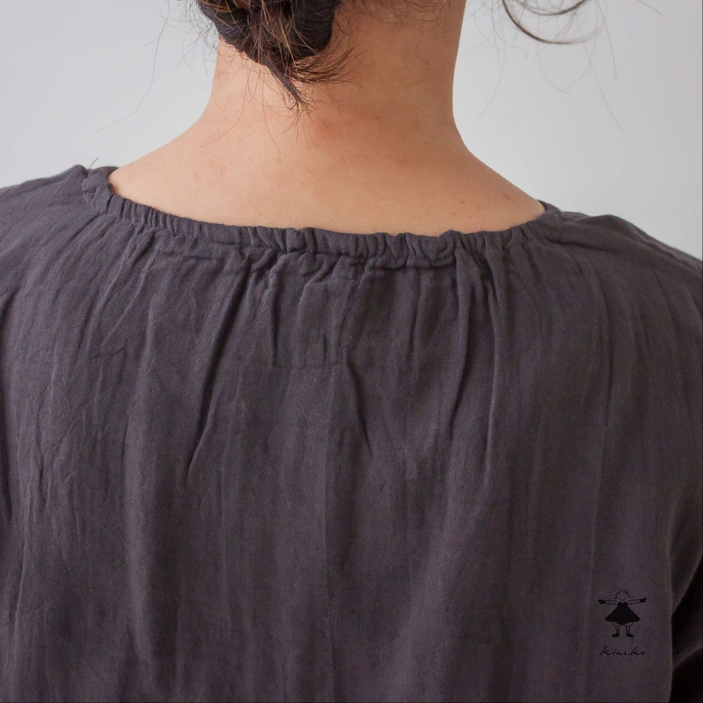 ダブルガーゼピンタックBIGチュニック