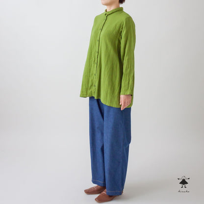 ダブルガーゼチュニックブラウス