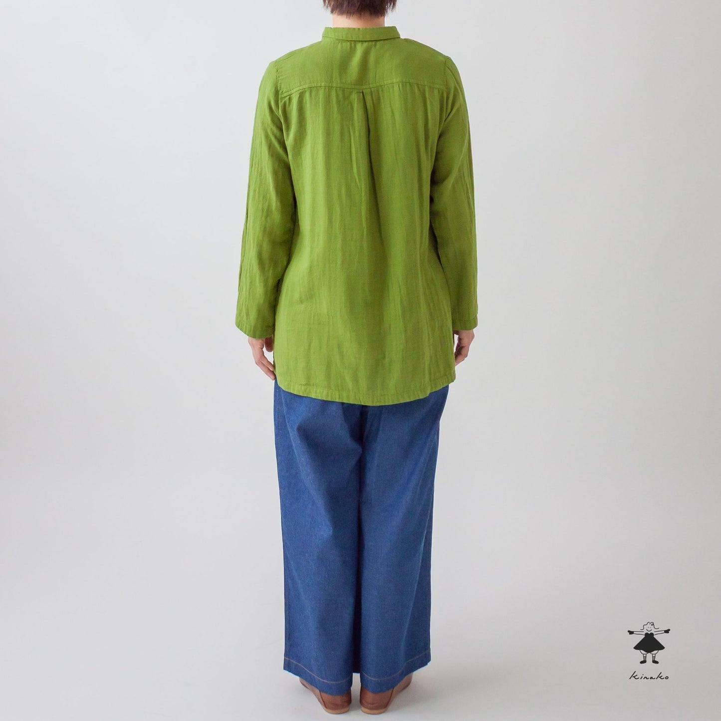 ダブルガーゼチュニックブラウス