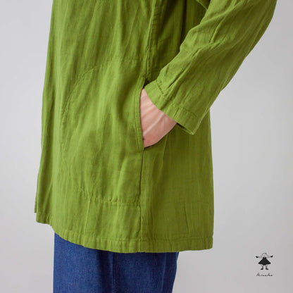 ダブルガーゼチュニックブラウス