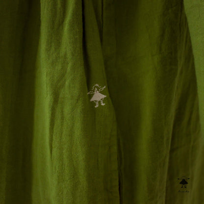 ダブルガーゼ胸ギャザーチュニック