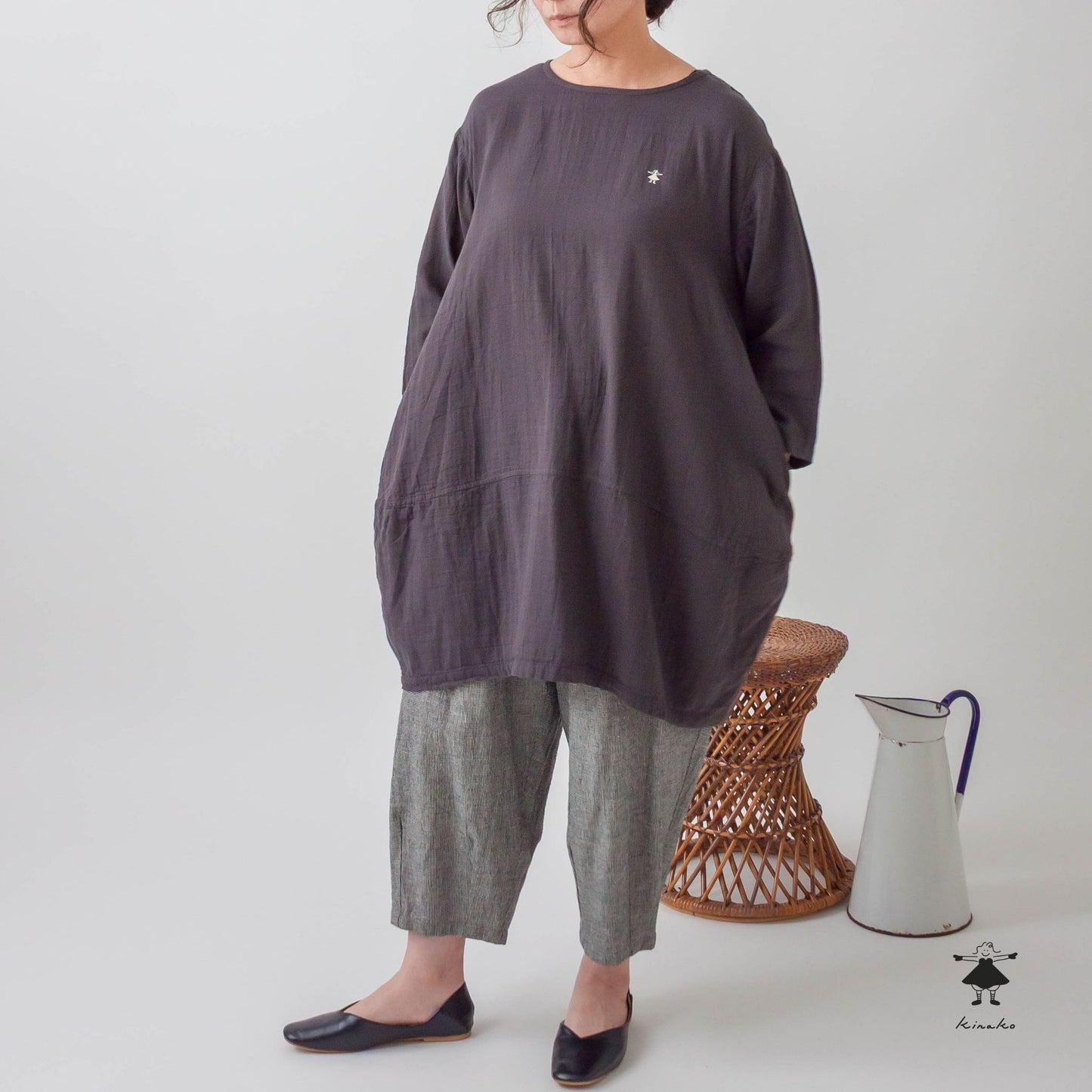 ダブルガーゼバルーンチュニック