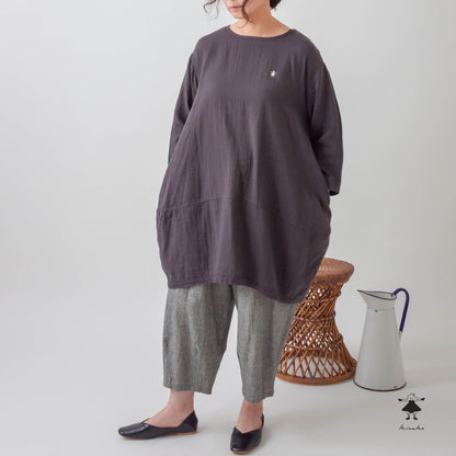 ダブルガーゼバルーンチュニック