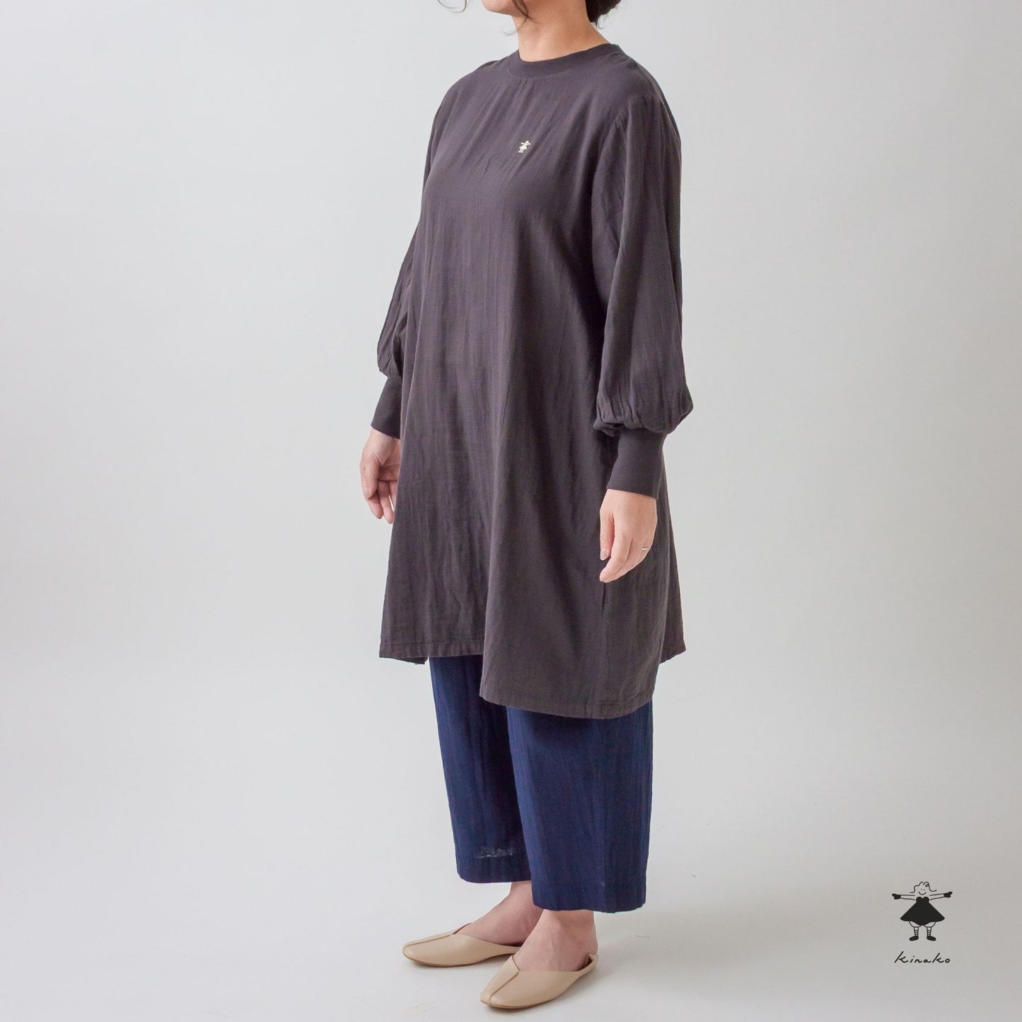 ダブルガーゼリブチュニック