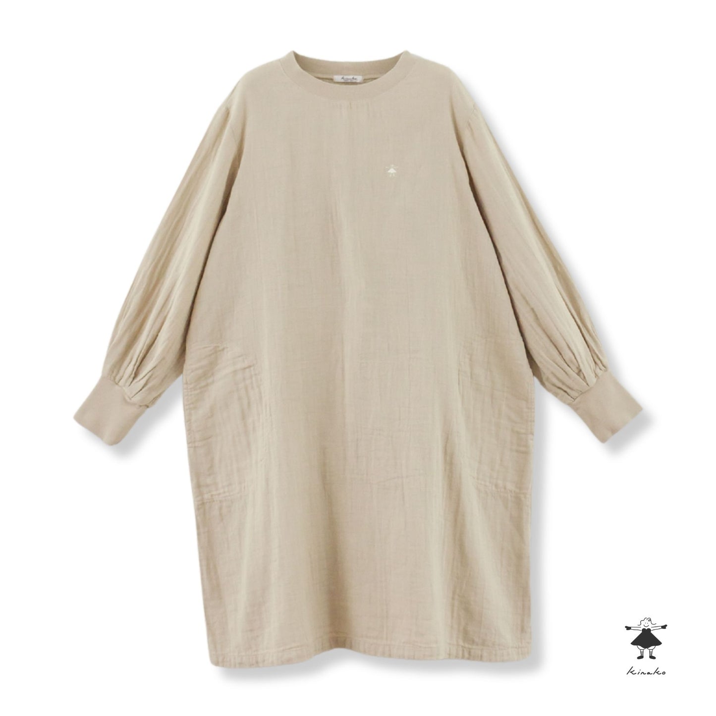 ダブルガーゼリブチュニック