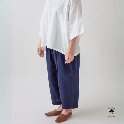 ダブルガーゼ ゆったりパンツ
