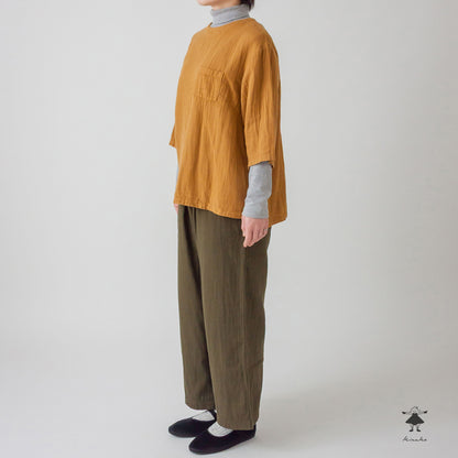 トリプルガーゼワイドパンツ