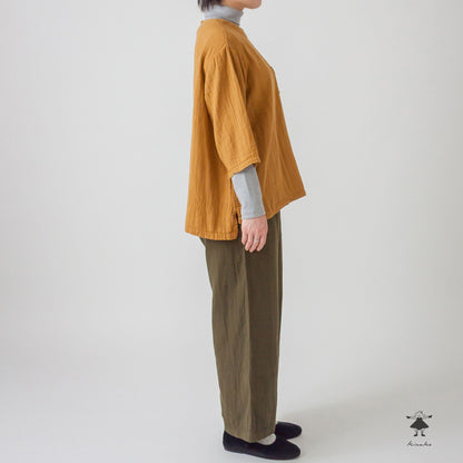 トリプルガーゼワイドパンツ
