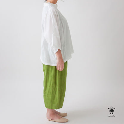 ダブルガーゼ七分丈ピエロパンツ