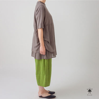 ダブルガーゼ 七分丈ピエロパンツ