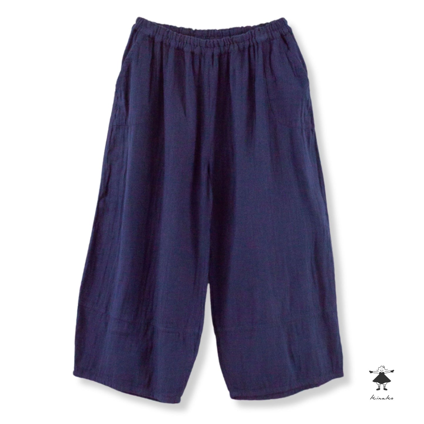 ダブルガーゼ七分丈ピエロパンツ