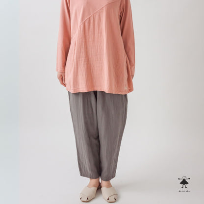 ダブルガーゼ後ポケットパンツ