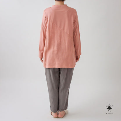 ダブルガーゼ後ポケットパンツ