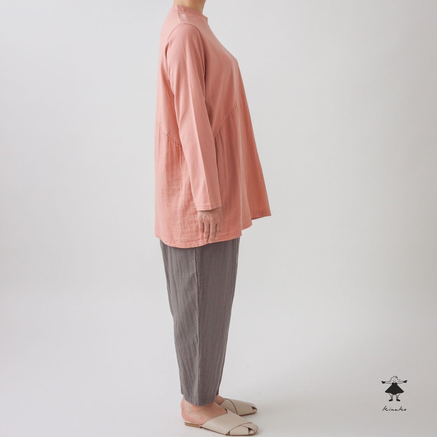 ダブルガーゼ後ポケットパンツ