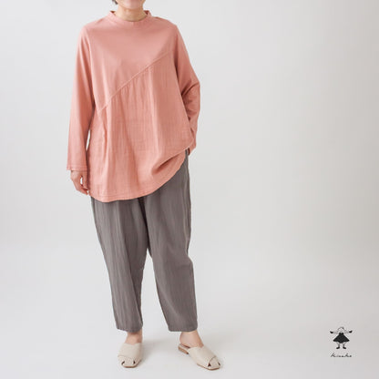 ダブルガーゼ後ポケットパンツ