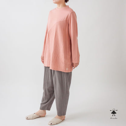 ダブルガーゼ後ポケットパンツ