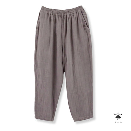 ダブルガーゼ後ポケットパンツ