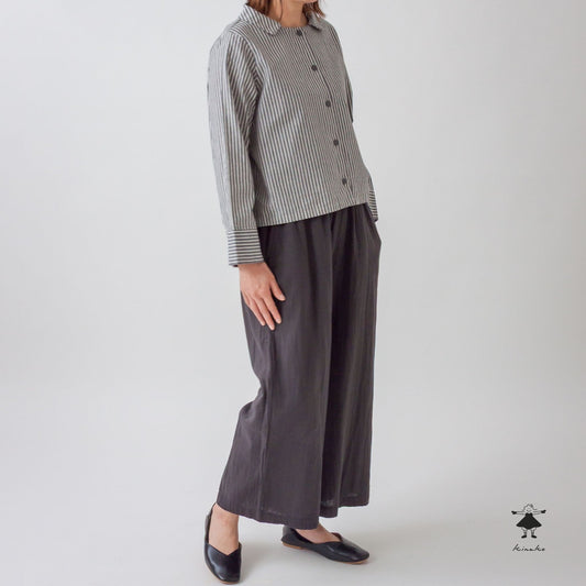 ダブルガーゼワイドパンツ