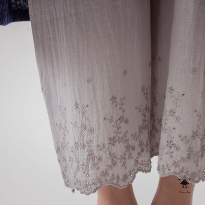 シングルガーゼスカラップペチパンツ