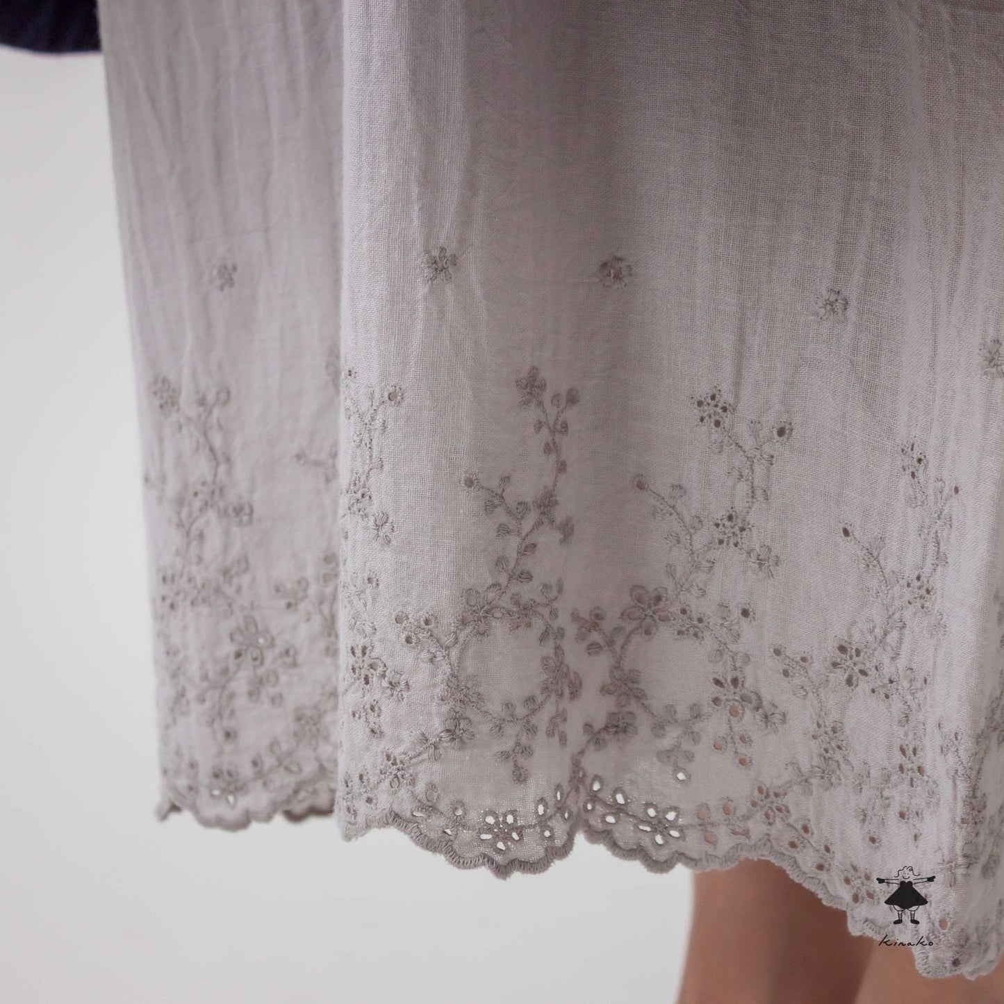 シングルガーゼスカラップペチパンツ