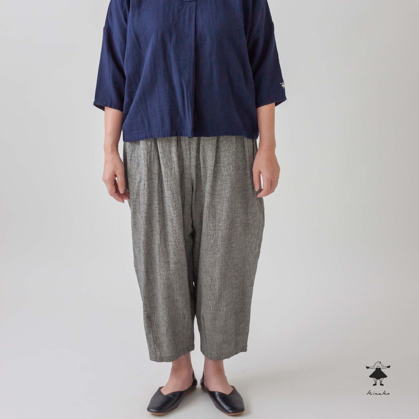 千鳥格子ダーツパンツ