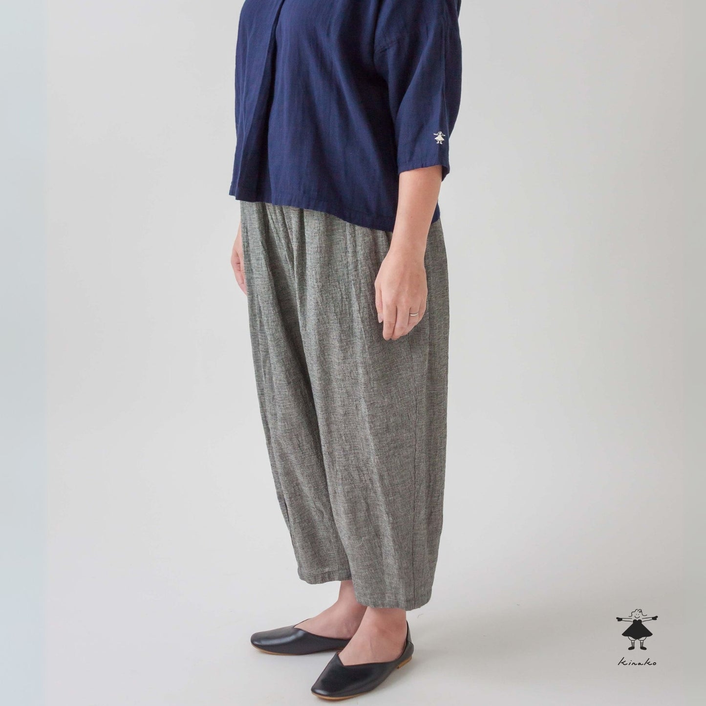 千鳥格子ダーツパンツ