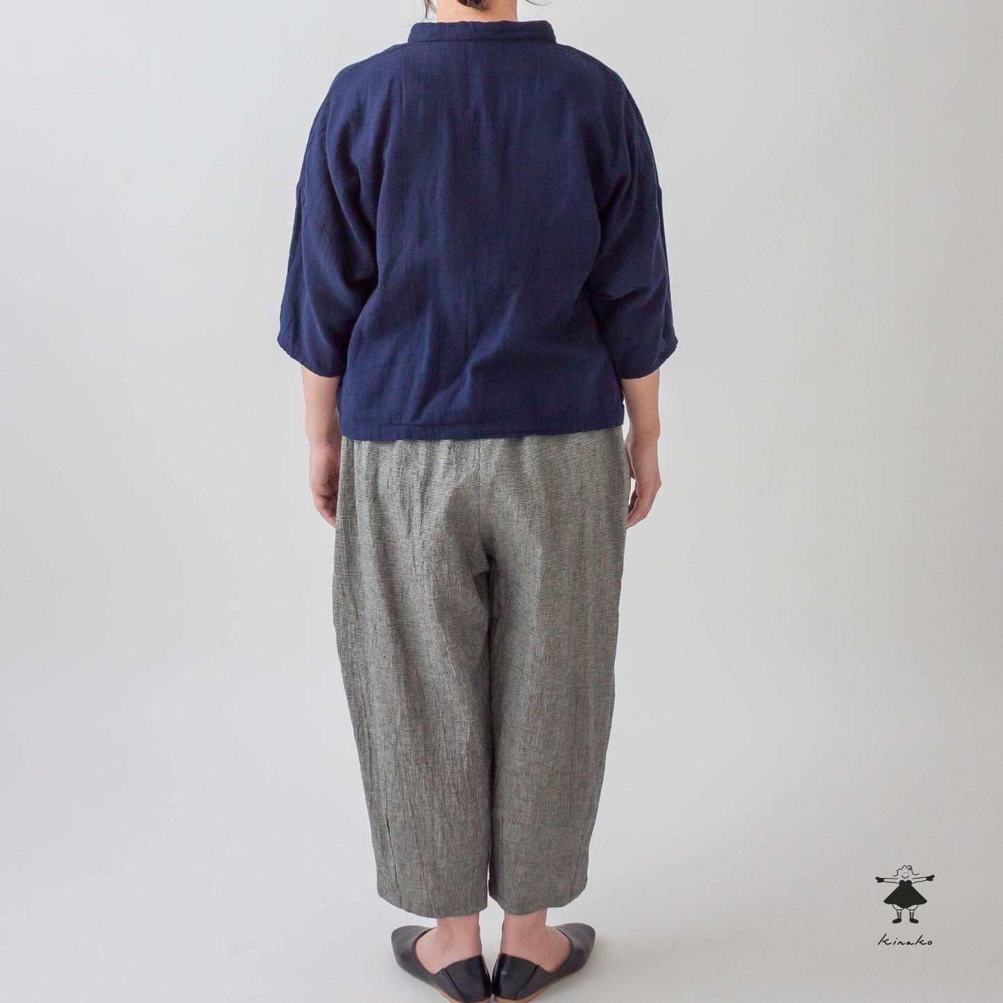 千鳥格子ダーツパンツ