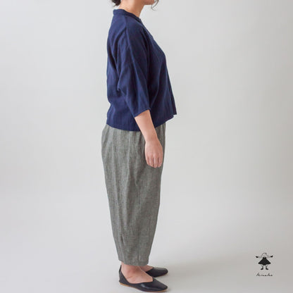 千鳥格子ダーツパンツ