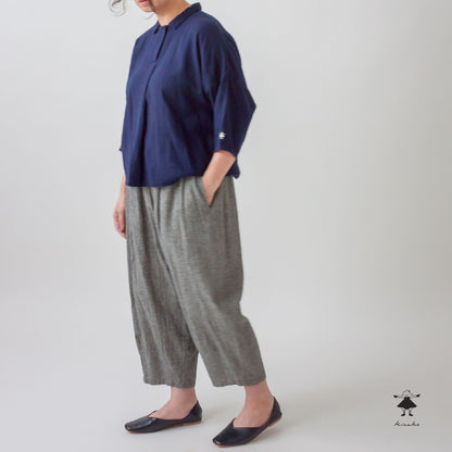 千鳥格子ダーツパンツ