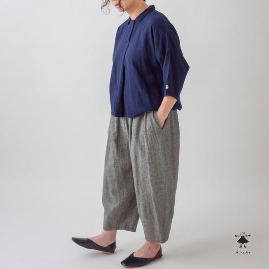 千鳥格子ダーツパンツ