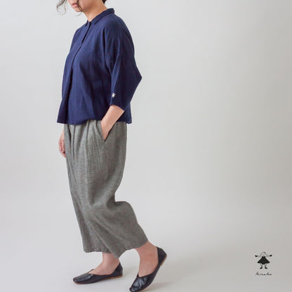 千鳥格子ダーツパンツ