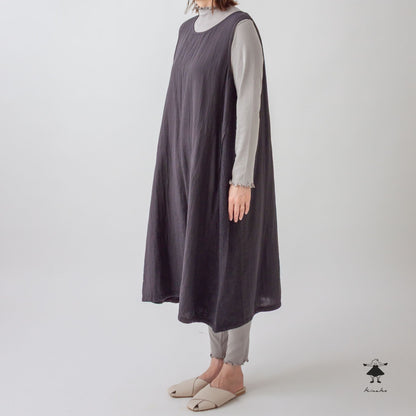 ダブルガーゼ脇切替ジャンパースカート