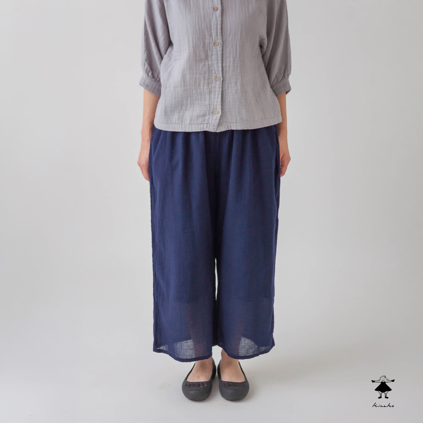 シングルガーゼ ダブルフェイスパンツ
