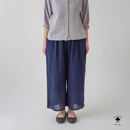 シングルガーゼ ダブルフェイスパンツ