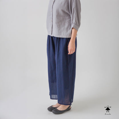 シングルガーゼ ダブルフェイスパンツ