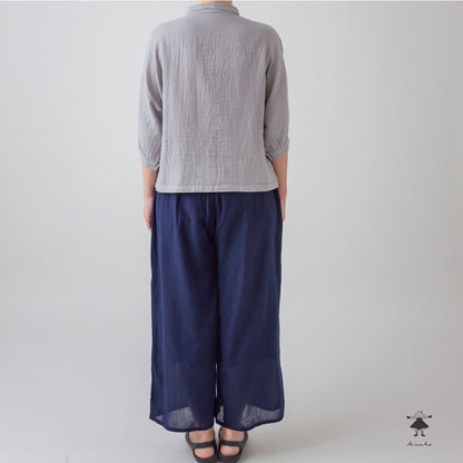 シングルガーゼ ダブルフェイスパンツ