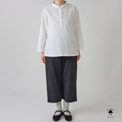 トリプルガーゼ ワイドパンツ