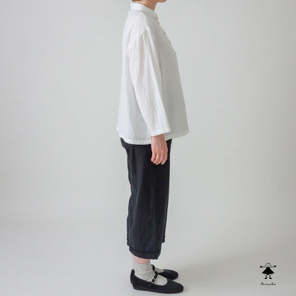 トリプルガーゼ ワイドパンツ